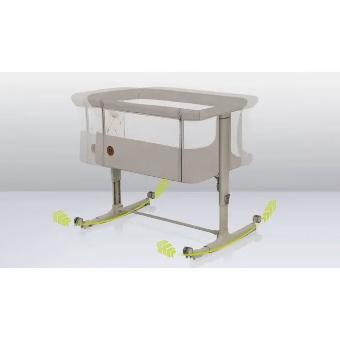 Кроватка Lionelo приставная Aurora Beige Sand (LO-AURORA BEIGE SAND) изображение 8