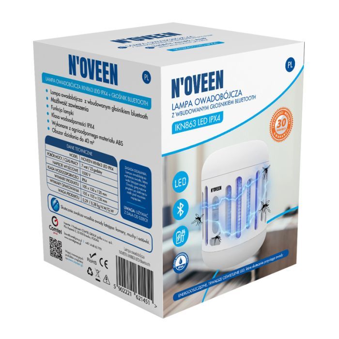 Инсектицидная лампа N'oveen IKN863 (RL074516) изображение 2
