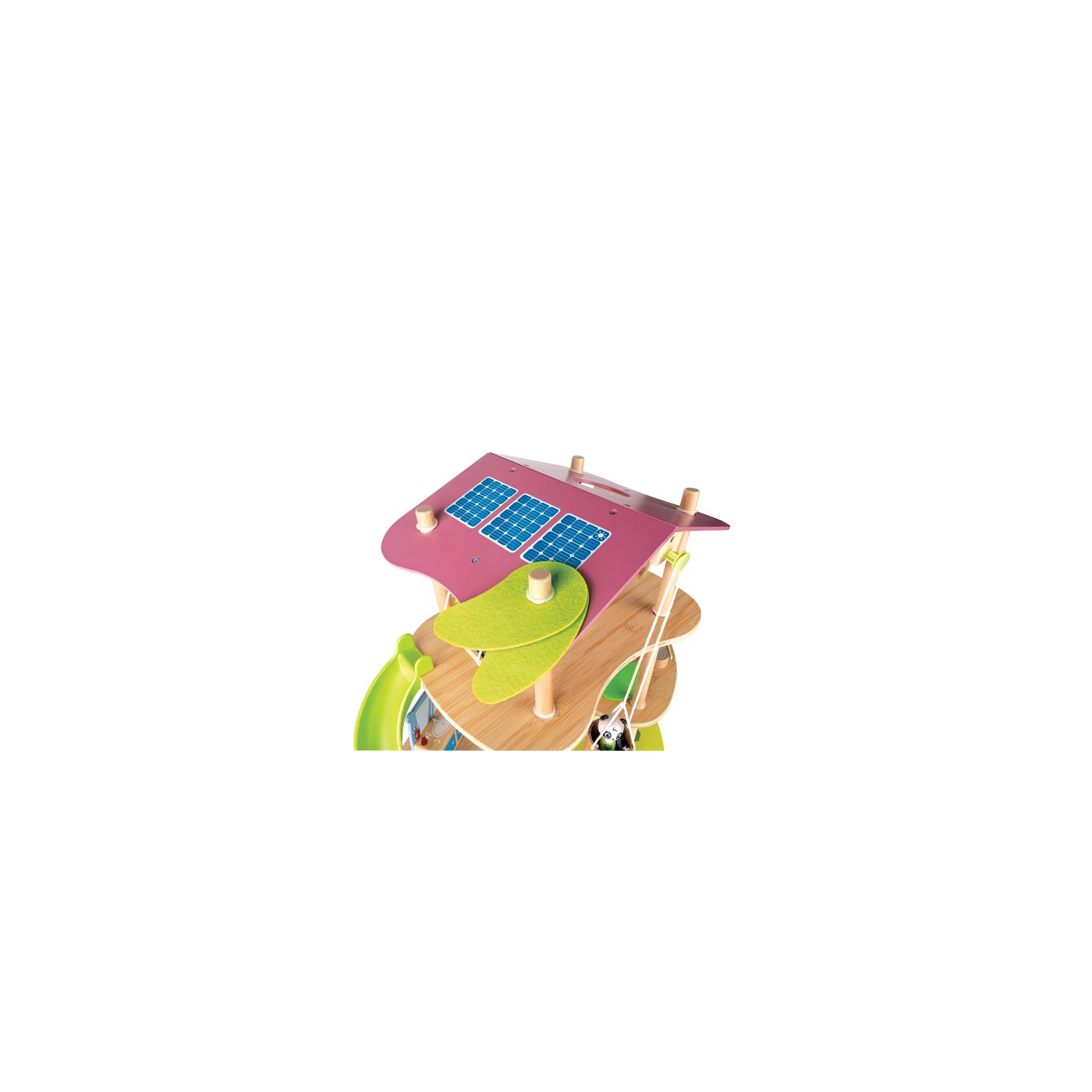 Игровой набор Hape Кукольный дом Панды деревянный (E3413) изображение 5