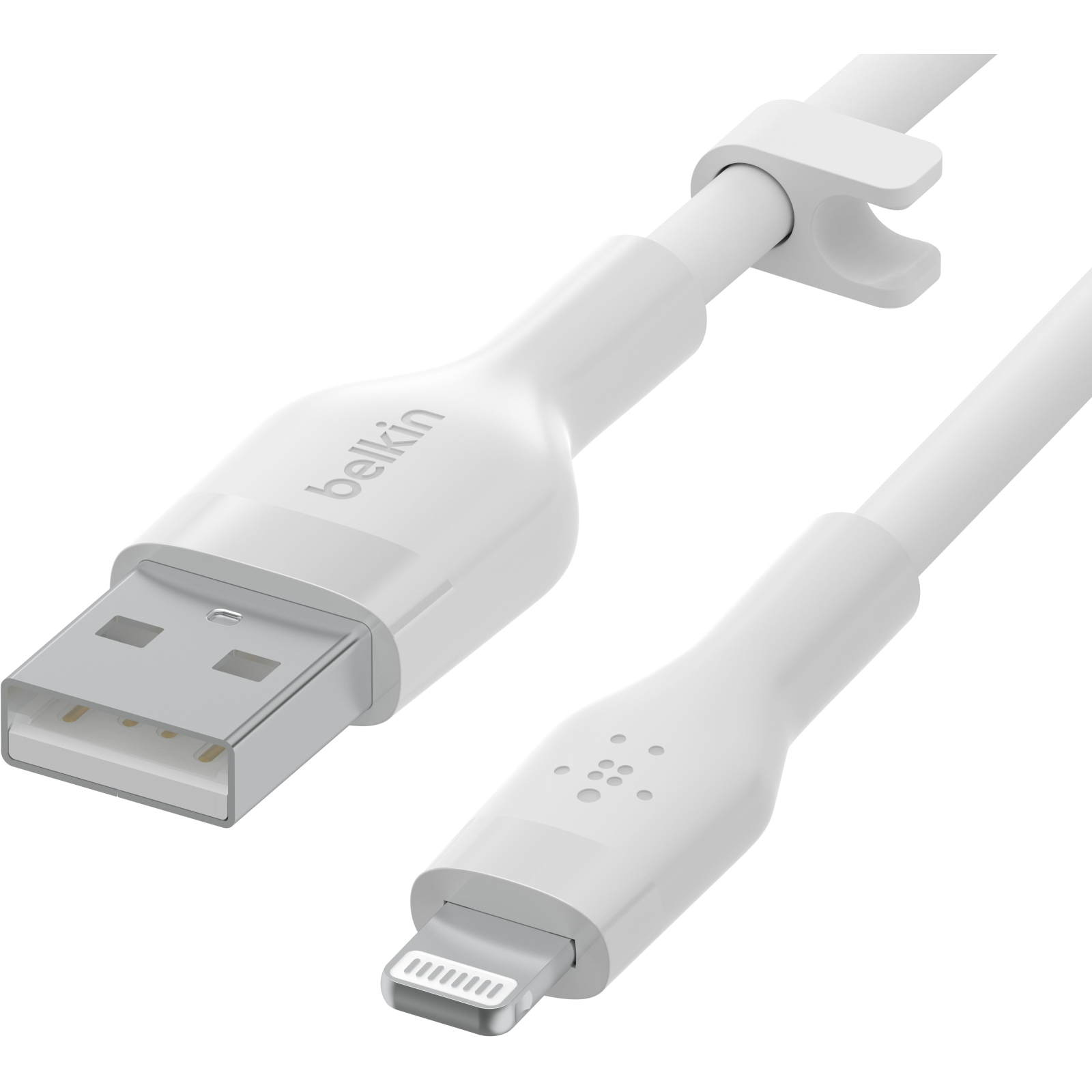 Дата кабель USB 2.0 AM to Lightning 2.0m White Belkin (CAA008BT2MWH) изображение 3