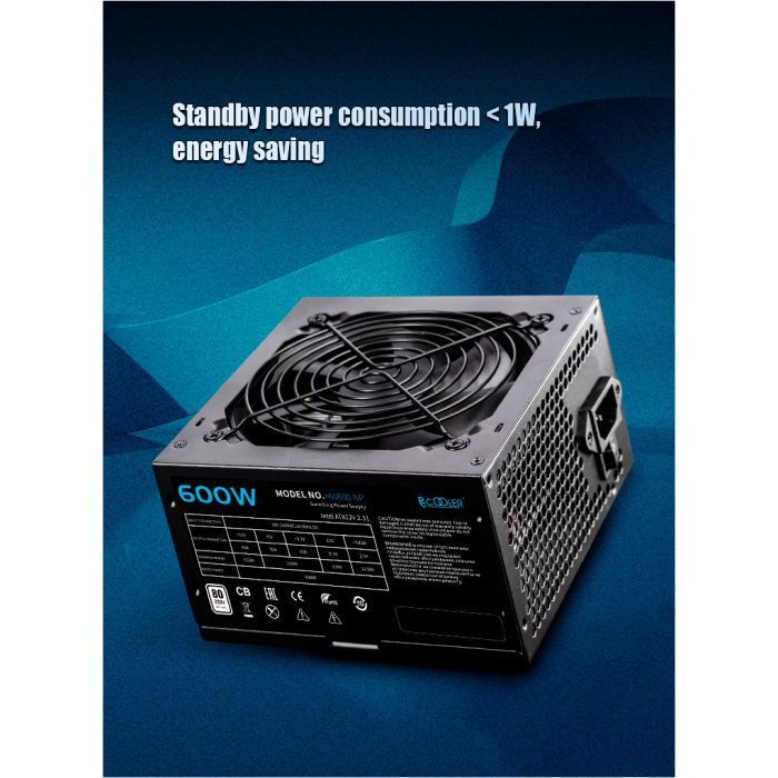Блок питания PcCooler 600W (HW600-NP) изображение 11
