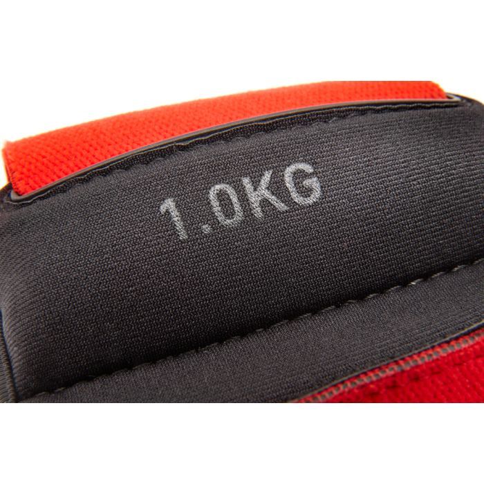 Утяжелитель Reebok Flexlock Wrist Weights чорний, червоний RAWT-11260 0.5 кг (885652017176) изображение 7