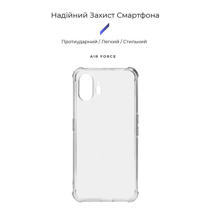 Чехол для мобильного телефона Armorstandart Air Force Nothing Phone (2) Transparent (ARM66604) изображение 3