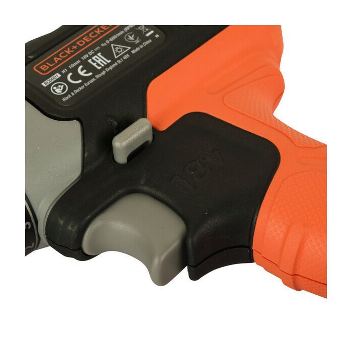 Шуруповерт Black&Decker 18 В Li-Ion, 1.5Ah, 600 об/мин, 1,2 кг (BCD001C1) изображение 11