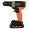 Шуруповерт Black&Decker 18 В Li-Ion, 1.5Ah, 600 об/мин, 1,2 кг (BCD001C1) изображение 2