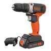 Шуруповерт Black&Decker 18 В Li-Ion, 1.5Ah, 600 об/мин, 1,2 кг (BCD001C1) изображение 3