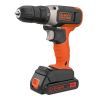Шуруповерт Black&Decker 18 В Li-Ion, 1.5Ah, 600 об/мин, 1,2 кг (BCD001C1)