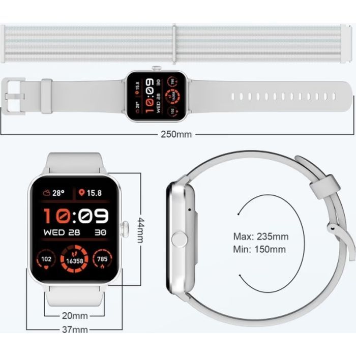 Смарт-годинник Blackview R50 Grey (6931548317531) зображення 3