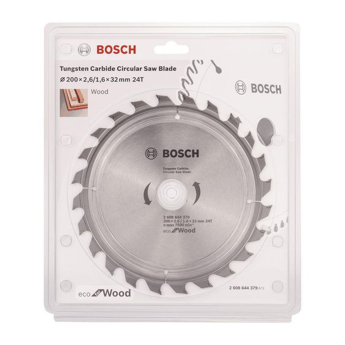 Диск пильный Bosch ECO WO 200x32-24T (2.608.644.379) изображение 2