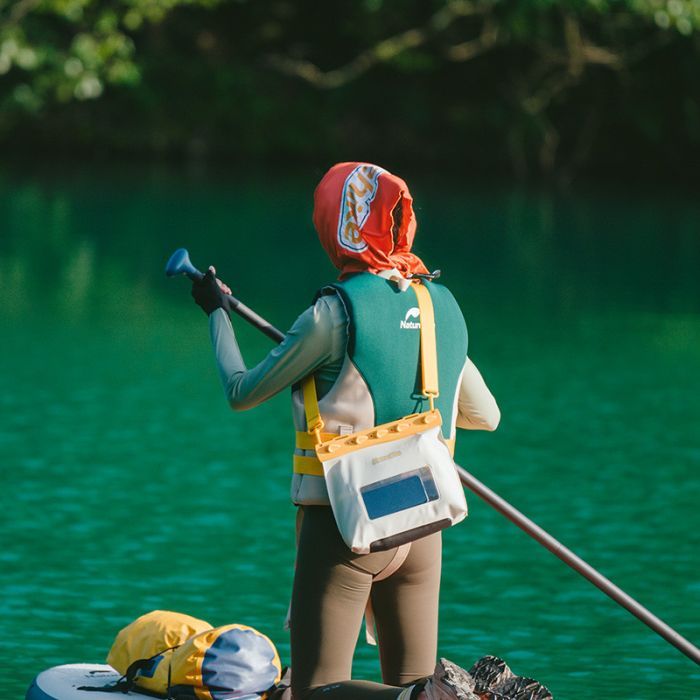 Туристическое полотенце Naturehike CNK2300SS011 швидковисихаючий 100 х 30 темно-синій (6976023925504) изображение 3