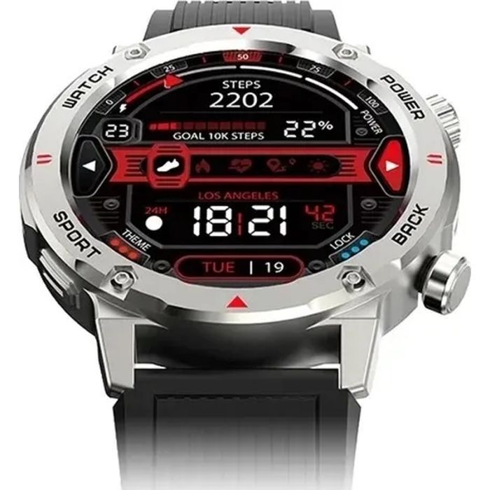 Смарт-годинник iMiki D2 Silver Silicone Strap зображення 2