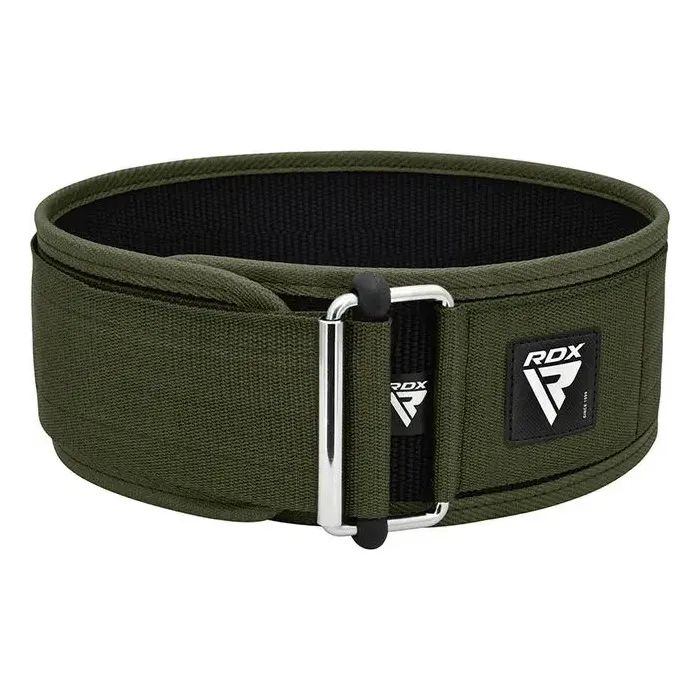 Атлетический пояс RDX RX1 Weight Lifting Belt Army Green XL (WBS-RX1AG-XL) изображение 3