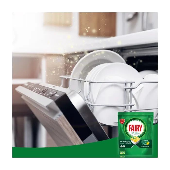Таблетки для посудомоечных машин Fairy Original All in One Lemon 29 шт. (8006540726891/8700216237314) изображение 7