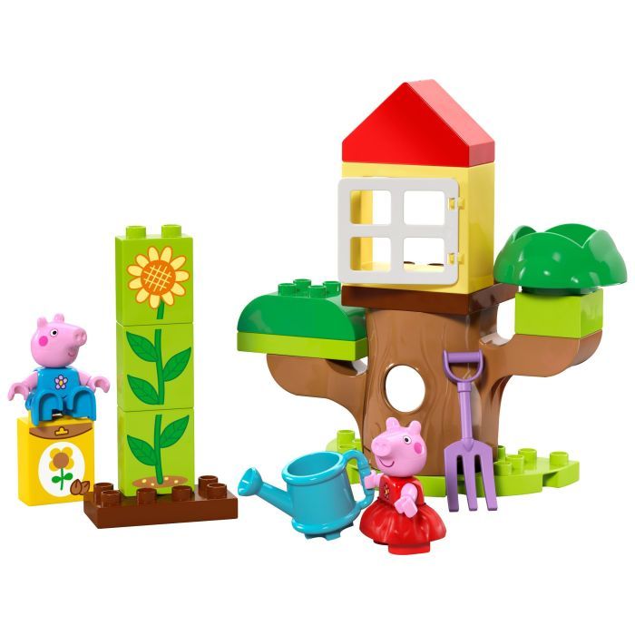 Конструктор LEGO DUPLO Peppa Pig Сад і будиночок на дереві Пеппи (10431) зображення 2