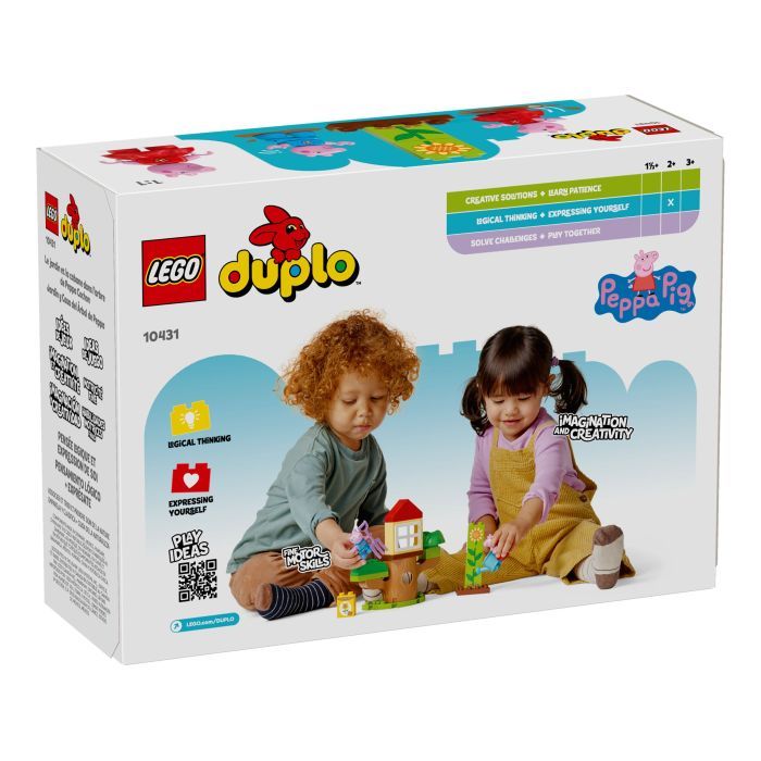 Конструктор LEGO DUPLO Peppa Pig Сад і будиночок на дереві Пеппи (10431) зображення 4