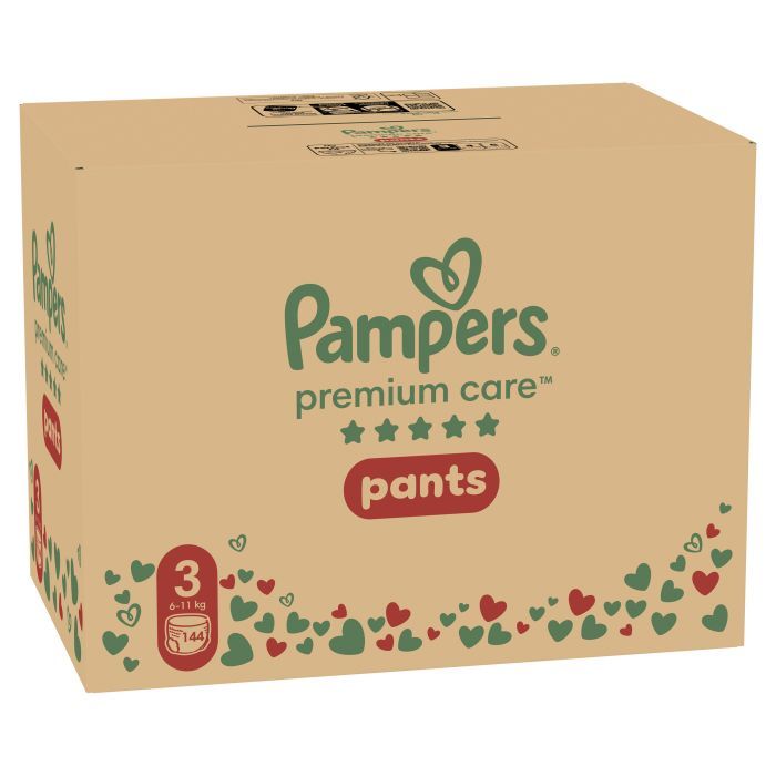 Подгузники Pampers Premium Care Pants размер 3 (6-11 кг) 144 шт (8006540490891) изображение 2