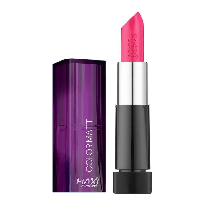 Помада для губ Maxi Color Color Matt Lipstick 10 - Бузковий (4823097101193)