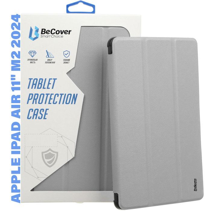 Чохол до планшета BeCover Tri Fold Soft TPU Silicone Apple iPad Air 11" M2/M3 (2024/2025) Light Blue (711409)