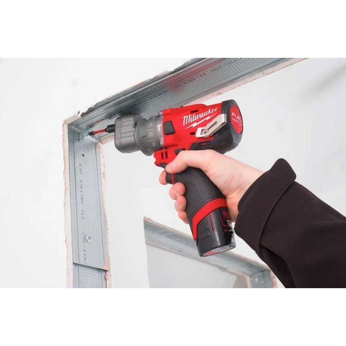 Шуруповерт Milwaukee M12 FPDXKIT-202X, 44Нм, 2x2Ач, 2 насадки, кейс (4933464138) изображение 12