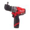 Шуруповерт Milwaukee M12 FPDXKIT-202X, 44Нм, 2x2Ач, 2 насадки, кейс (4933464138) изображение 3