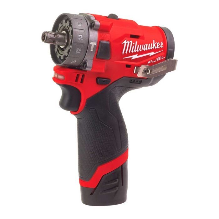 Шуруповерт Milwaukee M12 FPDXKIT-202X, 44Нм, 2x2Ач, 2 насадки, кейс (4933464138) изображение 5