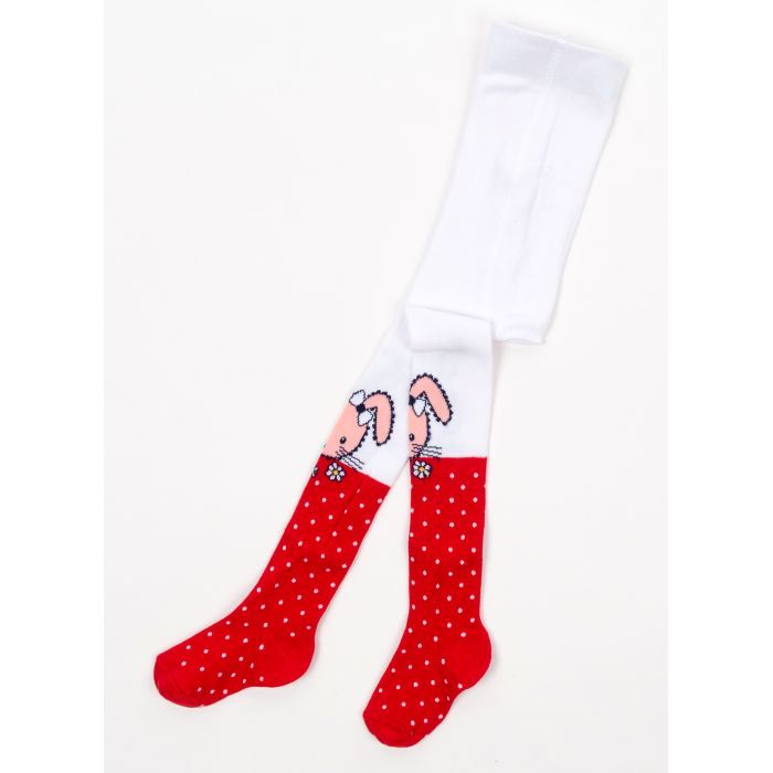 Колготки детские BNM с зайчиком (M0C0301-1265-86G-red) изображение 2