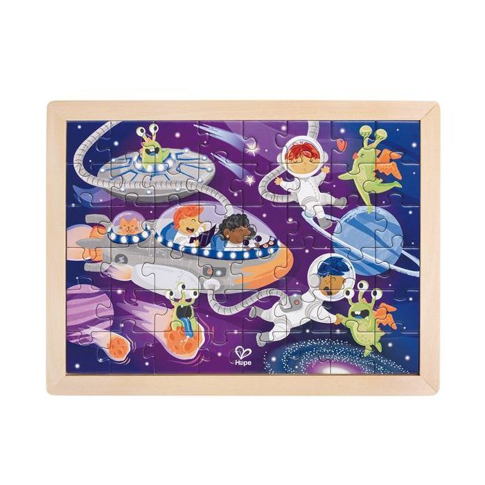 Пазл Hape Пришельцы с раскраской (E1644) изображение 2