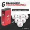 М'ячик для настільного теніса Joola Prime 40+ White 6 шт (40031) (930814) зображення 3