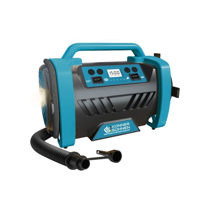 Автомобильный компрессор Konner&Sohnen KS P30, 12В, 120Вт, 150psi, 35л/хв, 1.8кг (KSP30) изображение 2