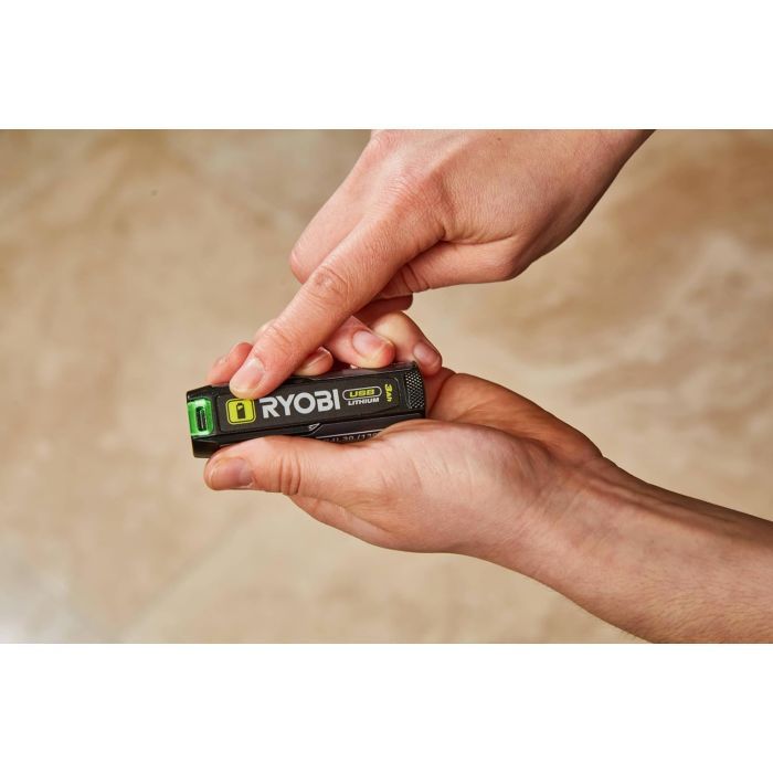 Акумулятор до електроінструменту Ryobi USB Lithium RB4L30 4V, 3Ah, функція power bank, 0.06кг (5133006224) зображення 4