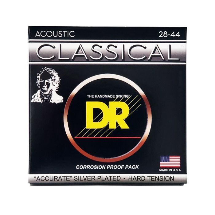 Струны для гитары DR Strings Classical Nylon Hard Tension (NSA)