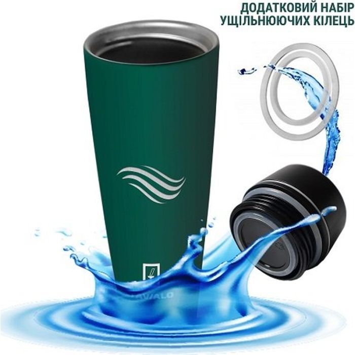 Термокружка Tavialo матовий м'ятний колір + 2 ущільнювальних кільця 460 мл (190460105) зображення 4