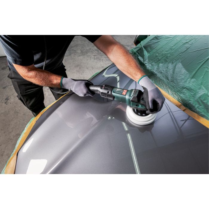 Шлифовальная машина Metabo полировальная PE 15-20 RT 1500Вт, 180мм, 300-1900об/мин, 2.4кг (615200000) изображение 3