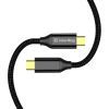 Дата кабель USB-C to USB-C 1.0m USB3.2 (20Gbps 4K PD100W) Gen2 5А black ColorWay (CW-CBPDCC062-BK) зображення 3