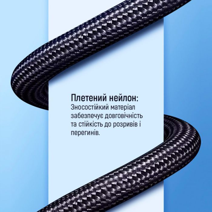 Дата кабель USB-C to USB-C 1.0m USB3.2 (20Gbps 4K PD100W) Gen2 5А black ColorWay (CW-CBPDCC062-BK) зображення 8