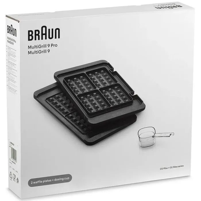 Пластина для електрогрилю Braun BRSK007 (MultiGrill 9) Комплект пластин для вафель (BRSK007) зображення 2