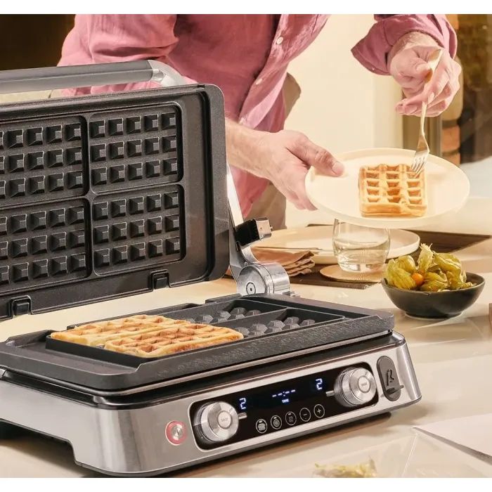 Пластина для електрогрилю Braun BRSK007 (MultiGrill 9) Комплект пластин для вафель (BRSK007) зображення 3