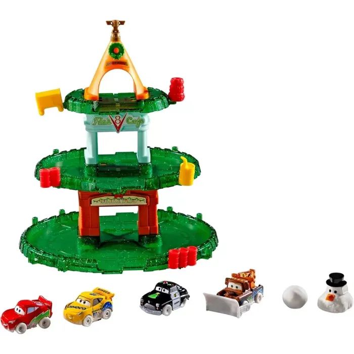 Игровой набор Cars Адвент-календарь с минигонщиками Disney Тачки (HXT34)