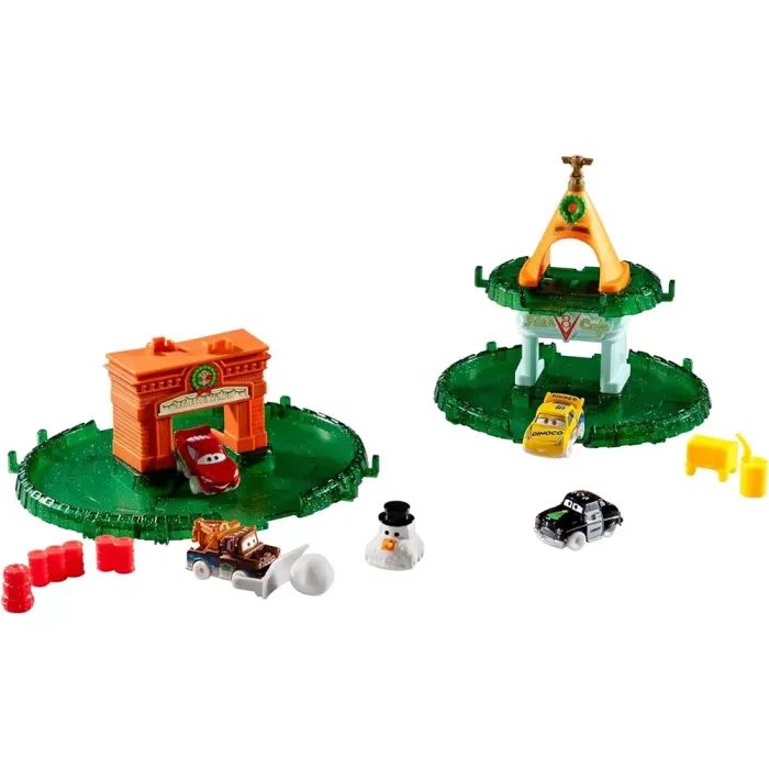 Игровой набор Cars Адвент-календарь с минигонщиками Disney Тачки (HXT34) изображение 3
