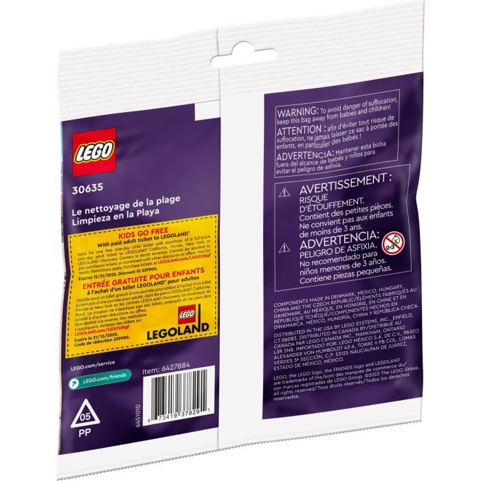 Конструктор LEGO Friends Уборка пляжа (30635) изображение 3