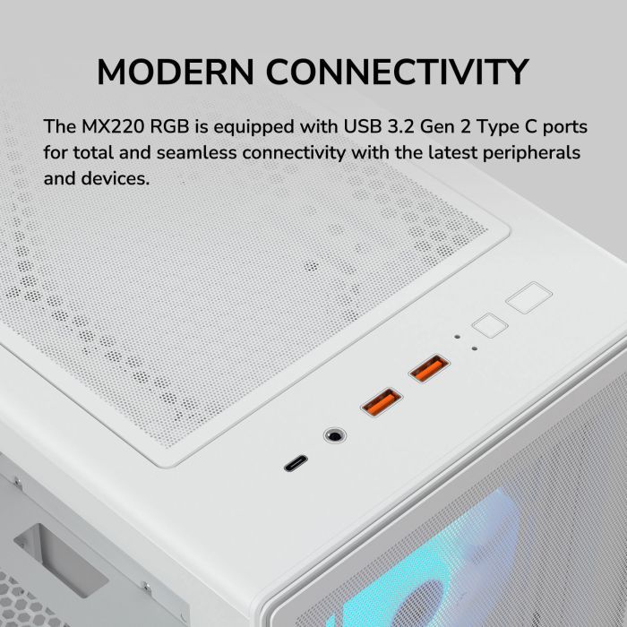 Корпус Cougar MX220 RGB White зображення 12