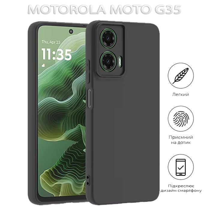 Чехол для мобильного телефона BeCover Motorola Moto G35 Black (712746) изображение 6