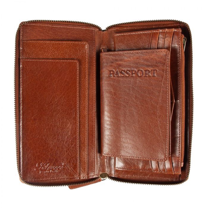 Портмоне Ashwood Дорожное TW01 Chestnut (TW01 CHESTNUT) изображение 3