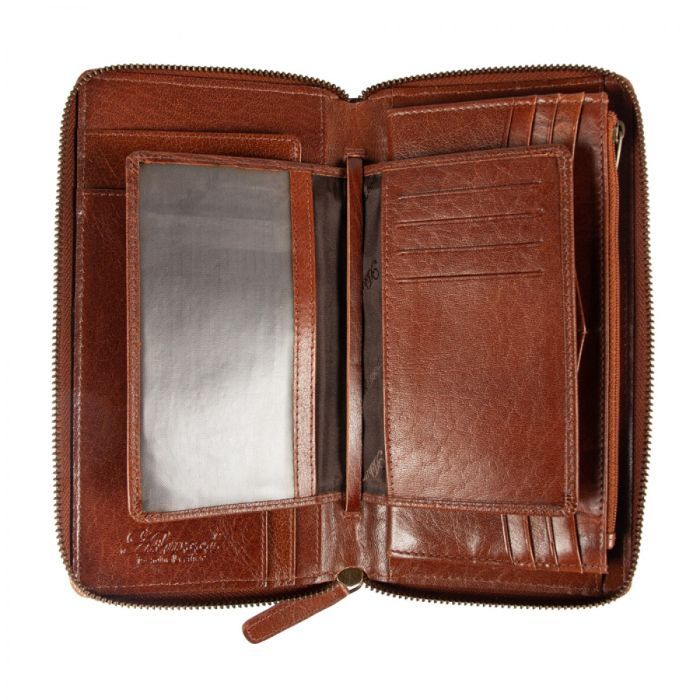 Портмоне Ashwood Дорожное TW01 Chestnut (TW01 CHESTNUT) изображение 4