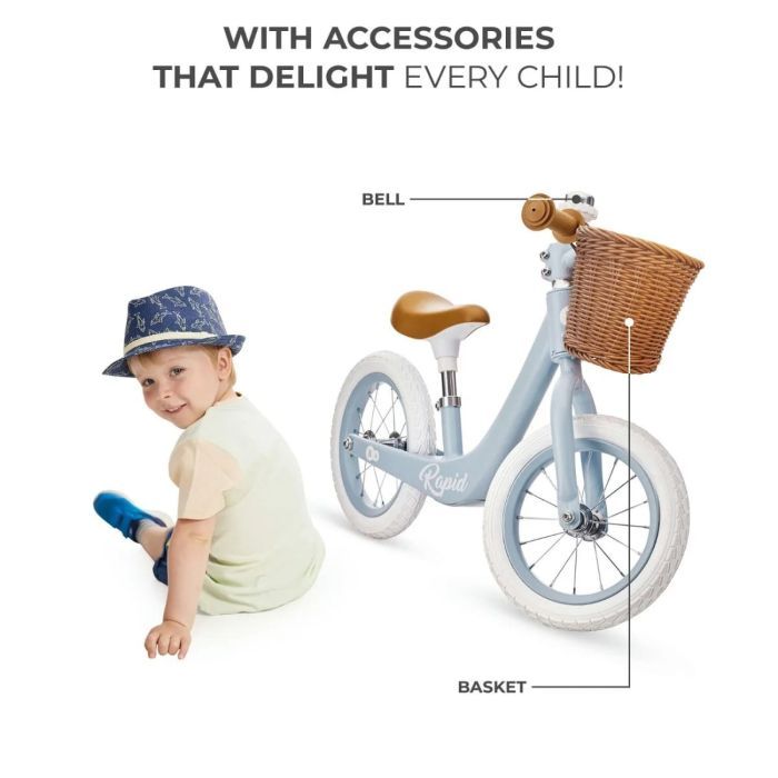 Беговел Kinderkraft Rapid 2 Blue Breeze (KRRAPI02BLU0000) (5902533924875) изображение 9