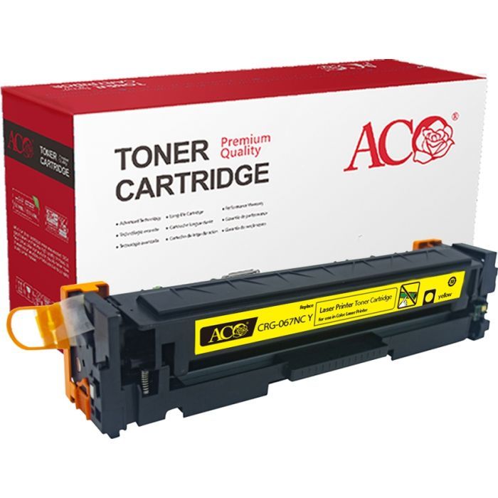 Картридж ACO Canon 067 Black 1350ст без чипа (ACO-CRG-067NC K) зображення 2