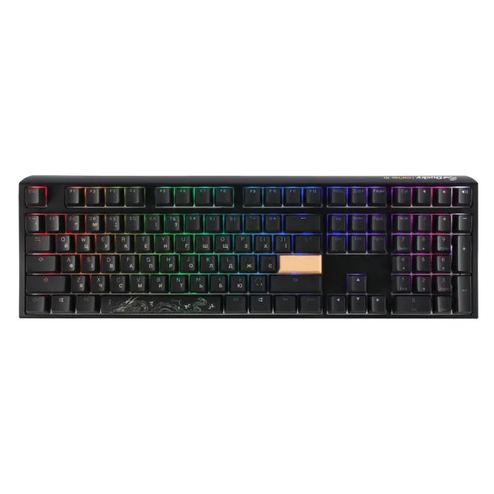 Клавиатура Ducky One 3 Cherry MX Red RGB UA USB White (DKON2108ST-RUAPXPWWWSC1)