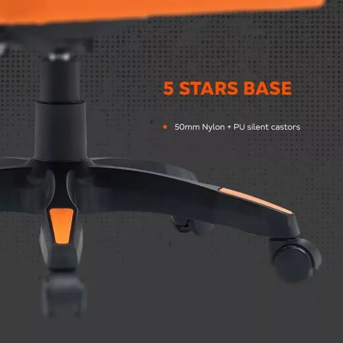 Кресло игровое Canyon Wave MCH02 Mesh Black/Orange (CNE-MCH02) изображение 12