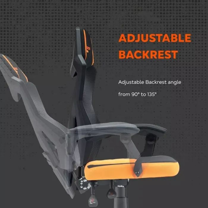 Кресло игровое Canyon Wave MCH02 Mesh Black/Orange (CNE-MCH02) изображение 9