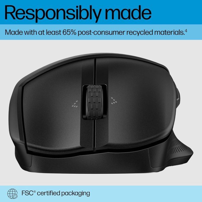 Мышка HP 480 Comfort Bluetooth Black (8T6M3AA) изображение 5